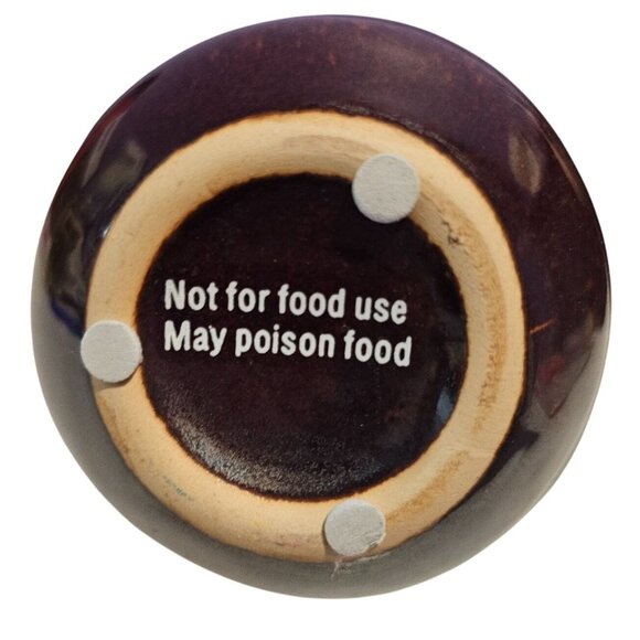 Pottery Ceramic Decorative Vase Speckled Design Handcrafted Green Brown Decor - Picture 5 of 5